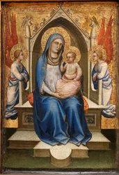 Madonna in trono tra due angeli adoranti, c.1400